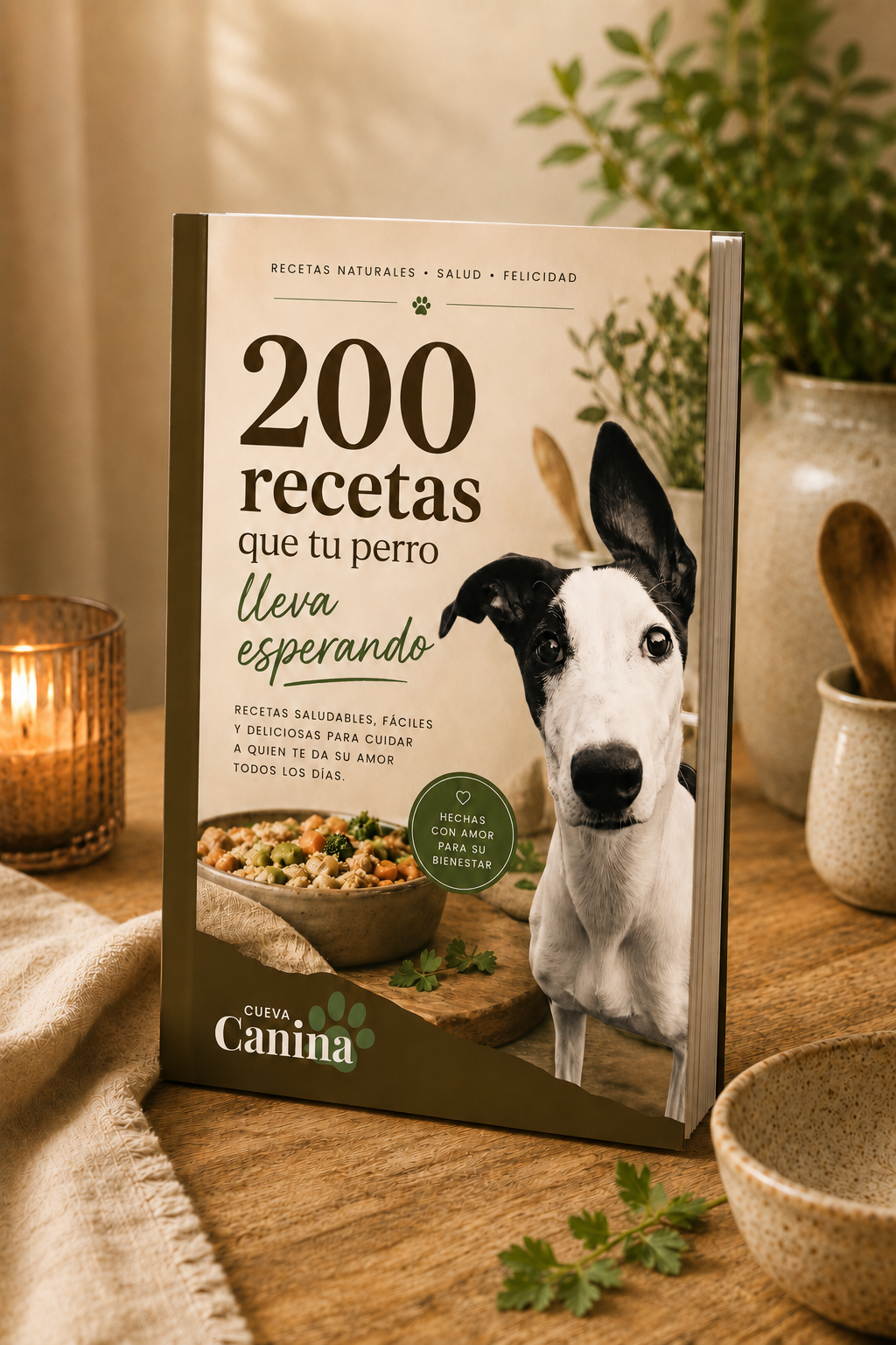 200 recetas que tu perro lleva esperando 🐾 | Ebook Cueva Canina
