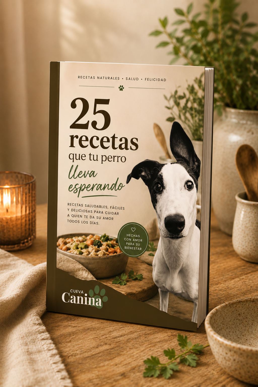 25 recetas que tu perro lleva esperando 🐾 | Ebook Cueva Canina